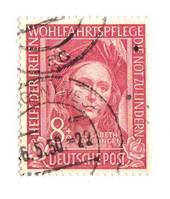 WEST GERMANY 1949 Refugees Relief Fund 8pf Purple. - 75467 - Used