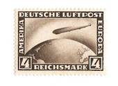 GERMANY 1928 Graf Zeppelin 4pf Sepia. Hinge remains. - 75473 - Mint