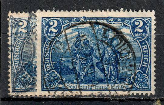 GERMANY 1905 Definitive 2m Bright Blue and 2m Gray Blue. - 75476 - Used