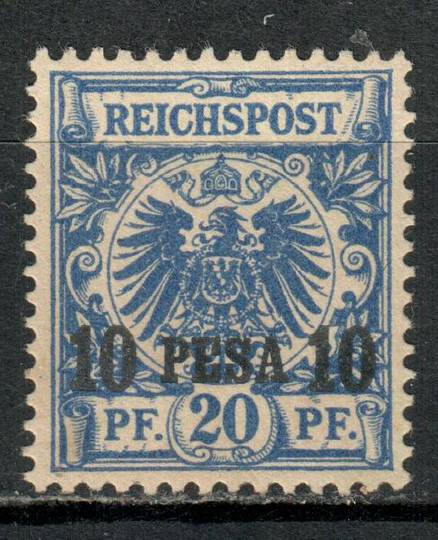 GERMAN EAST AFRICA 1893 Definitive 10 pesa on 20pf Blue. - 75493 - Mint