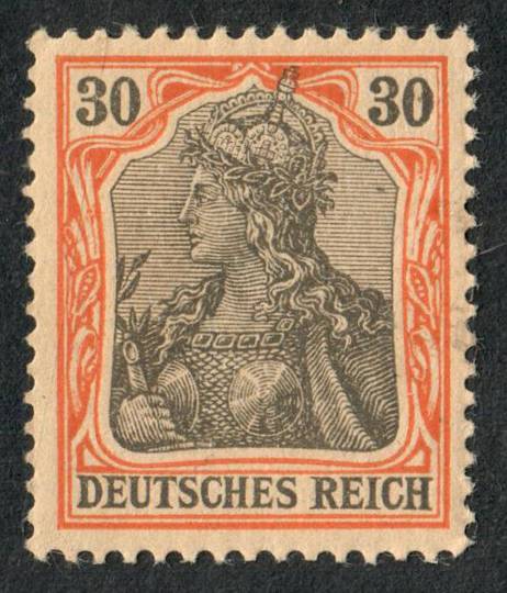 GERMANY 1902 Definitive 30pf Orange and Black. - 75525 - UHM