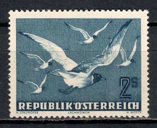 AUSTRIA 1950 Air 2s Blue. Black-Headed Gulls. - 75545 - UHM