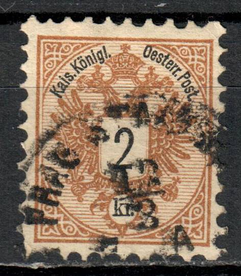 AUSTRIA 1883 Definitive 2k Brown. Perf 9. - 75549 - Used
