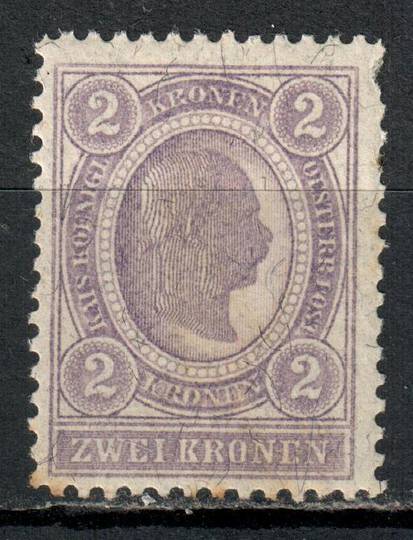 AUSTRIA 1899 Definitive 2k Grey-Lilac. Perf 12½. - 75554 - Mint