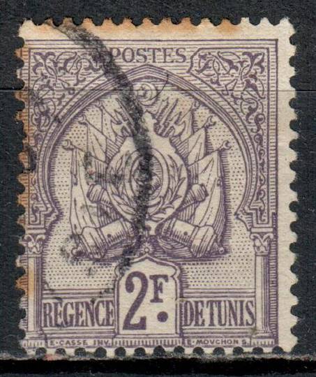 TUNISIA 1899 Definitive 2fr Deep Lilac. - 75872 - FU