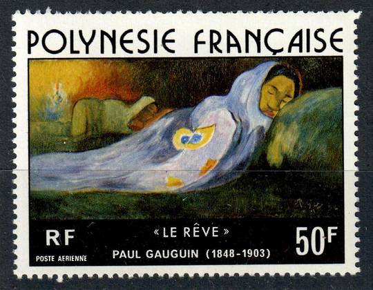 FRENCH POLYNESIA 1976 Art The Dream by Gauguin. - 75919 - UHM