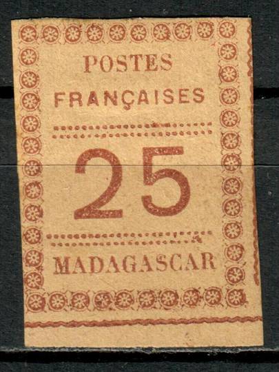 FRENCH POST OFFICES IN MADAGASCAR 1895 Definitive 75c Brown on orange. - 75979 - Mint