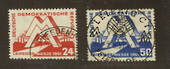 EAST GERMANY 1951 Leipzig Spring Fair. Set of 2. - 76015 - FU