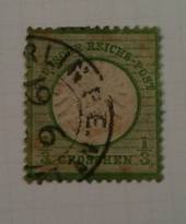 GERMANY 1872 Thaler Currency Large Shield Definitive 1/3gr Yellow-Green. - 76017 - Used