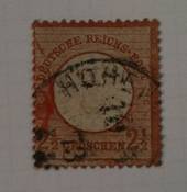 GERMANY 1872 Definitive Thaler Currency Large Shield 2½gr Chestnut. - 76021 - Used
