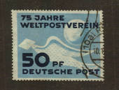 EAST GERMANY 1949 75th Anniversary of the Universal Postal Union 50pf Blue and Violet Blue. - 76025 - FU
