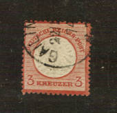 GERMANY 1872 Gulden Currency Large Shield Definitive 3k Rose-Carmine. - 76026 - Used