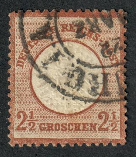GERMANY 1872 Thaler Currency Large Shield Definitive 2½gr Lilac-Brown. - 76029 - UHM