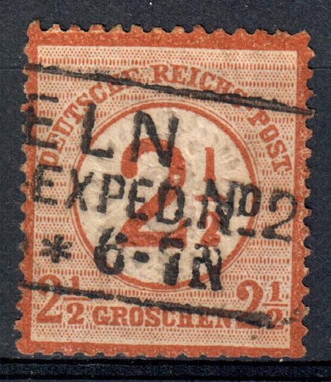 WEST GERMANY 1974 Definitive with large figures over the central eagle 2½gr Chestnut. - 76033 - Used