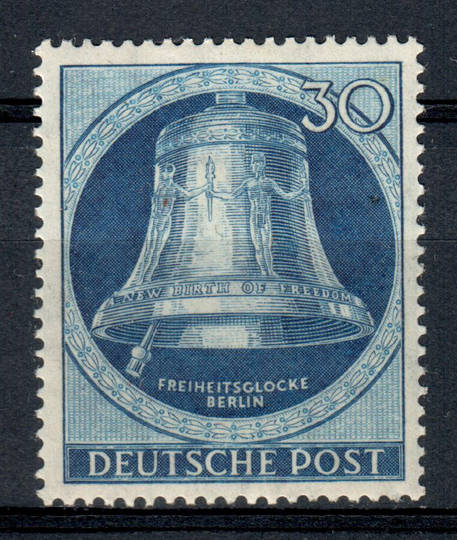 WEST BERLIN 1951 Definitive Freedom Bell 30pf Blue. First series. - 76044 - LHM