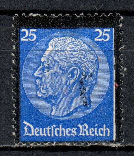 GERMANY 1934 Hindenburg Memorial 25pf Ultramarine. - 76063 - Mint