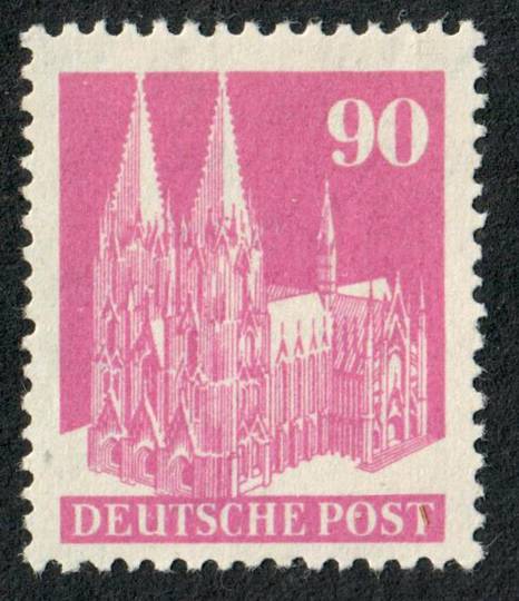 ALLIED OCCUPATION of GERMANY British and American Zones 1948 Definitive 90pf Bright Mauve. Perf 14. - 76067 - Mint