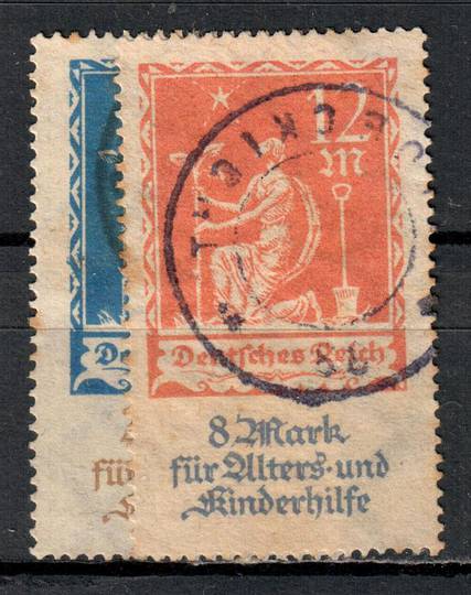 GERMANY 1922 Fund for the Old and for Children. Set of 2. - 76090 - Used
