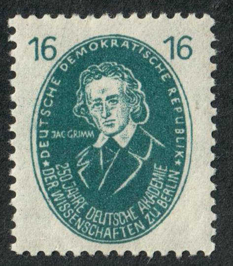 EAST GERMANY 1950 250th Anniversary of the Acadamy of Sciences 16pf Turquoise-Blue. - 76095 - UHM