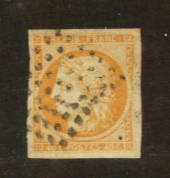 FRANCE 1849 Definitive 40c Orange. Four large margins. There is a clear colour difference with #76203. From the collection of A