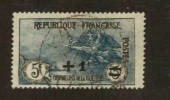 FRANCE 1922 War Orphans' Fund +1fr on 5fr+5fr Blue and Black. - 76226 - FU