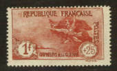 FRANCE 1926 War Orphans' Fund 1fr+25c Carmine. - 76227 - Mint