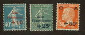 FRANCE 1927 Sinking Fund. Set of 3.The two lower values are never hinged. - 76231 - LHM