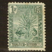 MADAGASCAR 1903 Definitive 1fr Deep Green. Gum crease. - 76403 - LHM