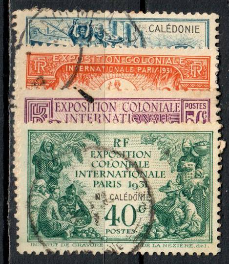 NEW CALEDONIA 1931 International Colonial Exhibition. Set of 4. - 76409 - Used