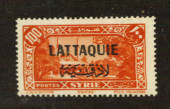 LATAKIA 1931 Definitive 100p Orange-Vermilion. - 76436 - Mint