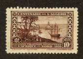 ALGERIA 1930 North African International Stamp Exhibition 10fr + 10fr Purple-Brown. Perf 11. - 76443 - Mint