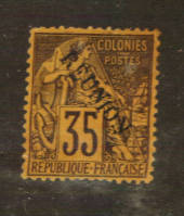 REUNION 1891 Definitive Surcharge 35c Black on orange. - 76457 - Mint