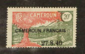 CAMEROUN 1940 Adherence to General de Gaulle 20f Green and Carmine. - 76474 - UHM