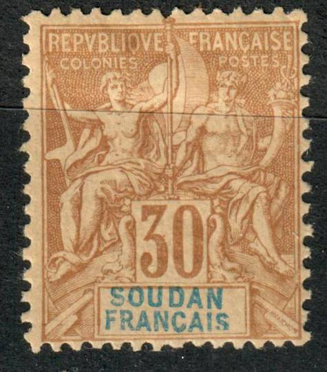 FRENCH SUDAN 1894 Definitive 30c Cinnamon on drab. - 76500 - Mint