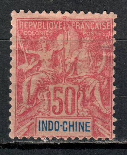 INDO-CHINA 1892 Definitive 50c Carmine on Rose. - 76550 - Mint
