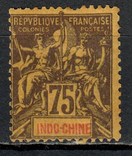 INDO-CHINA 1892 Definitive 75c Brown on Orange. - 76551 - Mint