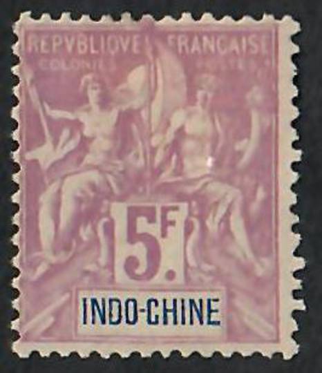 INDO-CHINA 1892 Definitive 5fr Mauve on Pale Lilac. - 76553 - Mint