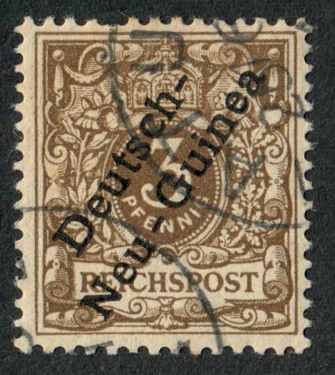 GERMAN NEW GUINEA 1897 Definitive 10pf Bistre=Brown. - 76922 - VFU