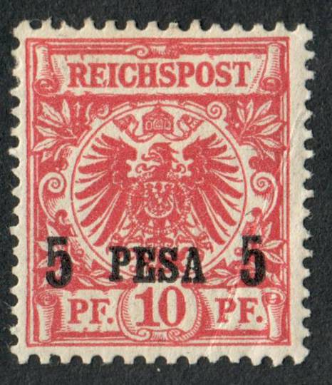 GERMAN EAST AFRICA 1893 Definitive 5p on 10pf Carmine. - 76925 - LHM