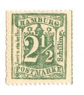 HAMBURG 1864 Definitive 2½s Pale Green. From the collection of H Pies-Lintz. No gum. - 76972 - Mint