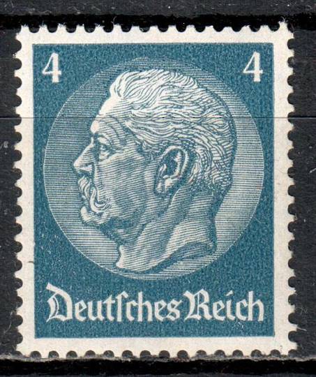 GERMANY 1933 Definitive 4pf Dull Blue. Watermark Mesh. - 76980 - UHM