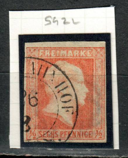 PRUSSIA 1860 Definitive ½sgr Pale Vermilion. From the collection of H Pies-Lintz. - 76988 - FU