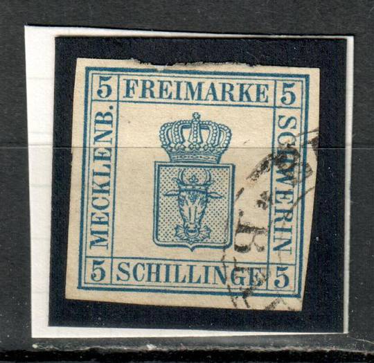MECKLENBURG-SCHWERIN 1856 Definitive 5s Blue. From the collection of H Pies-Lintz. - 76997 - FU