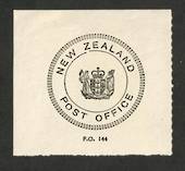 NEW ZEALAND Post Office Seal. - 77205 - UHM