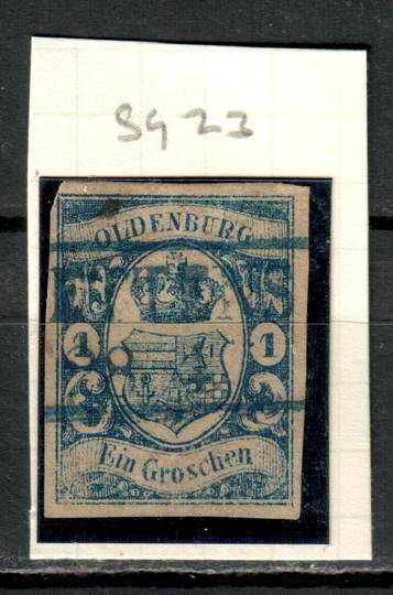 OLDENBURG 1861 Definitive 1g Bright Blue. From the collection of H Pies-Lintz. - 77453 - GU