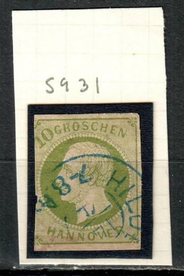 HANOVER 1839 Definitive 10gr Olive-Green. From the collection of H Pies-Lintz. - 77464 - FU