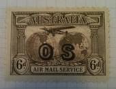 AUSTRALIA 1931 Air Official 6d Sepia. - 77905 - UHM