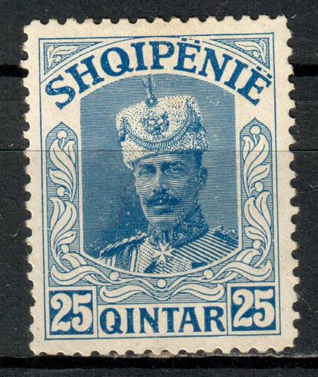 ALBANIA 1920 Definitive 25q Blue. Without the overprint. Came from looted stocks. - 78812 - MNG