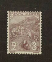 MONACO 1919 War Orphans Fund 2c+3c Dull Purple. - 78910