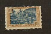 MONACO 1924 Definitive 10f Blue and Brown. The top value in the set. - 78917